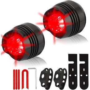 Warning Light,2-Pack Scooter/Bicycle Rear Light/Warning Light Max G30 Eries Electric Scoote,Bicycle Turn Signal Adjustable Direction,Bicycle Rear Light Accessories