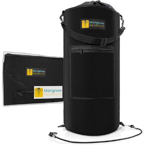 Mangrove Products: Portable Boat Trash Can, Reusable Trash Bag, Boating Equipment, Boat Storage, Boat Accessories Marine, Pontoon Boat Accessories, Fishing, Sandbar, RV, or Camping