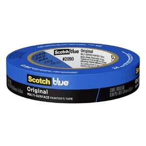 ScotchBlue Original Multi-Surface Painter's Tape, 0.94 Inches x 60 Yards, 4 Rolls, Blue, Paint Tape Protects Surfaces and Removes Easily, Multi-Surface Painting Tape for Indoor and Outdoor Use
