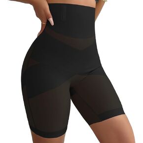 PAUKEE Women's Shapewear Tummy Control Body Shaper Shorts High Waisted Slimming Sculpting Waist Compression Shape wear