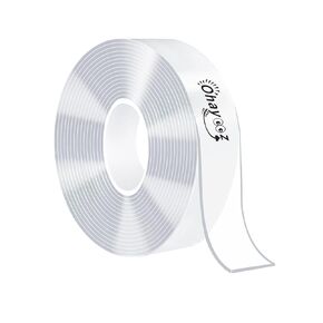 Extra Strong Double Sided Tape Heavy Duty 20FT x 0.4IN, Very Sticky Adhesive Double Sided Mounting Tape Waterproof, Perfect Match for LED Strips, Car Parts, Home Office Deco