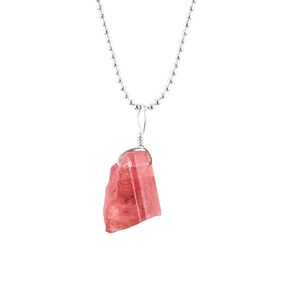 ZEMBIENCE Natural Raw Imperial Topaz Gemstones Pendant Necklace, Rough Stones, Healing Crystals, Silver Plated Jewelry, Handmade, Birthstone, Dainty, Minimalist, Women Gifts, 18inch