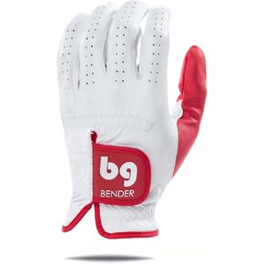 BG Bender Golf Glove | Wear On Left | (Red, Mens Large) in Kuwait