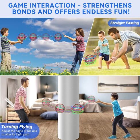 Flying Orb Ball Toy, Cosmic Globe Boomerang Hover Ball Galactic Fidget Spinner, Cool Toys Gift for 6 7 8 9 10+ Year Old Boys Girls Teens Outdoor Toys(Blue) in Saudi Arabia