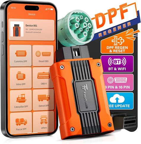 أدوات تجديد DPF للطوارئ، جهاز تجديد وإعادة ضبط DPF للشاحنات الثقيلة، ماسح ضوئي لتجديد DPF - محرك شاحنة متوافق مع محركات Cummins وCaterpillar وPaccar وDetroit in Saudi Arabia