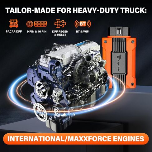 أدوات تجديد DPF للطوارئ، جهاز تجديد وإعادة ضبط DPF للشاحنات الثقيلة، ماسح ضوئي لتجديد DPF - محرك شاحنة متوافق مع محركات Cummins وCaterpillar وPaccar وDetroit in Saudi Arabia