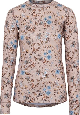 Kari Traa Women's Fryd Long Sleeve Base Layer - Synthetic Thermal Top, Plum, Medium in Saudi Arabia
