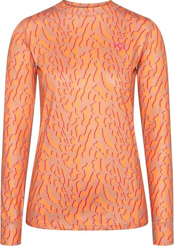 Kari Traa Women's Fryd Long Sleeve Base Layer - Synthetic Thermal Top, Plum, Medium in Saudi Arabia