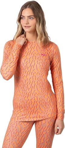 Kari Traa Women's Fryd Long Sleeve Base Layer - Synthetic Thermal Top, Plum, Medium in Saudi Arabia