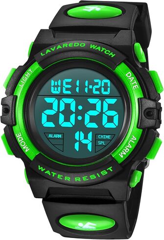 NN BEN NEVIS Boys Watch, Kids Digital Watch for 5-15 Year Sport Outdoor Multifunction Chronograph 50M Waterproof Alarm Calendar, Kids Watch with Colorful Backlight in Kuwait
