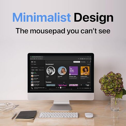Adhesive Mouse Pad, 3 Pack - Minimalist Mousepad for Apple Magic Mouse 2 in Saudi Arabia