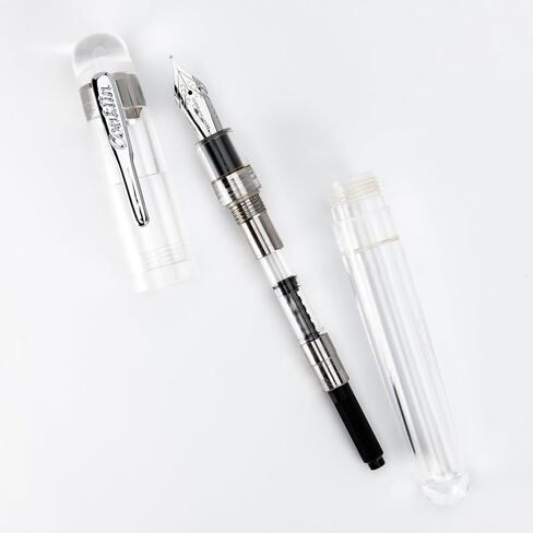 Conklin All American Special Eye Dropper Edition Fountain Pen (Demo Orange) - Broad Nib - A Luxury Pen for Journaling, Autographs, and Memorable Gifts on Any Occasion in Saudi Arabia