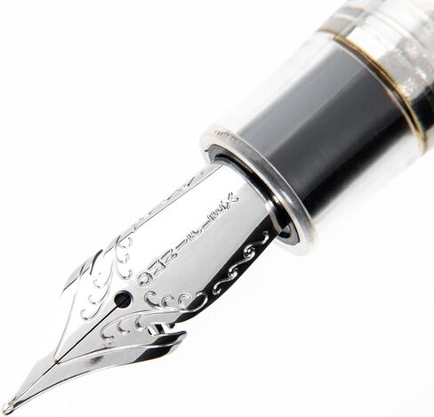 Conklin All American Special Eye Dropper Edition Fountain Pen (Demo Orange) - Broad Nib - A Luxury Pen for Journaling, Autographs, and Memorable Gifts on Any Occasion in Saudi Arabia