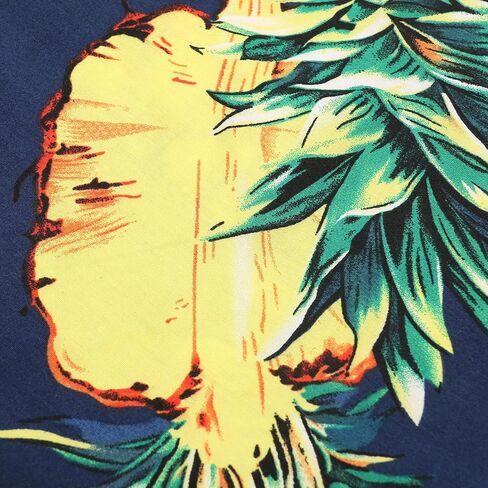 OCHENTA Boy's Monstera Print Hawaiian Shirt Button Down Casual Beach Aloha Party Tops 2 White 140CM - 6-7 Years in Kuwait