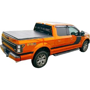 Quad Hard fold tonneau Cover Bed Compatible with 2014-2023 Chevy Silverado/GMC Sierra 1500 LT 1.5 cab/Single cab /2500 HD/3500 HD 6.5FT/78.8"-79.9" Bed.NH043