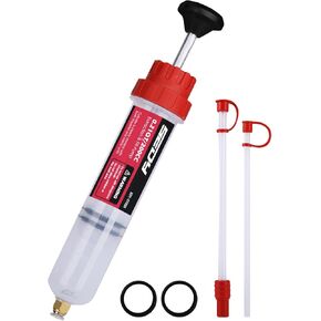 SEDY Fluid Extractor Multi-Purpose Oil Syringe with 500CC, Oil Suction Pump, Manual Extraction and Filling Pump, Automotive Oil Syringe(17.6 Oz./0.45 Qt./500 CC)