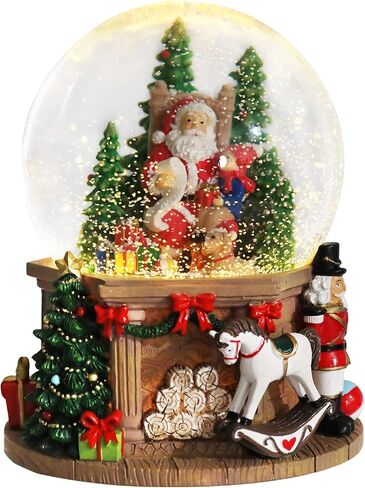 Christmas Snow Globe, Nativity Musical Color Change Lighted Tabletop for Christmas Decorations Home Décor Kids' Gift in Saudi Arabia