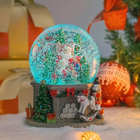 Christmas Snow Globe, Nativity Musical Color Change Lighted Tabletop for Christmas Decorations Home Décor Kids' Gift in Saudi Arabia
