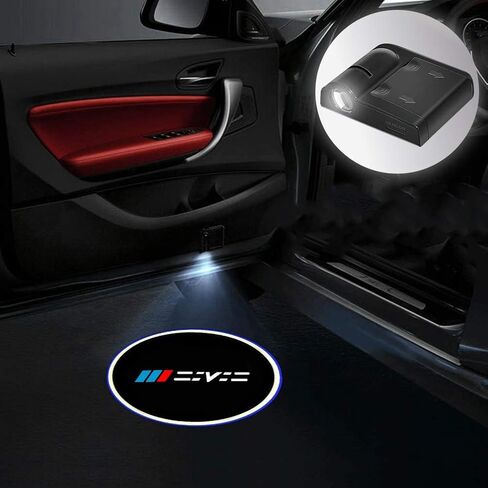 2PCS LED Car Door Lights Logo Projector Compatible with Chrysler 300 300c/s LED Ghost Shadow Light Laser in Saudi Arabia