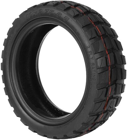 إطار خارجي مطاطي للطرق الوعرة 10 × 2.75-6.5 مع أنبوب داخلي 10 بوصة لسباق الدراجات النارية 5 Dualtron 3 Hover-1 Alpha JOYOR S Hiboy Titan PRO سكوتر كهربائي مقاوم للانفجار ومقاوم للصدمات وقبضة فائقة in Saudi Arabia