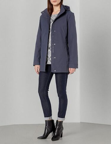 Charles River Apparel Women's Logan Wind and Water Resistant Drop Tail Jacket in Saudi Arabia