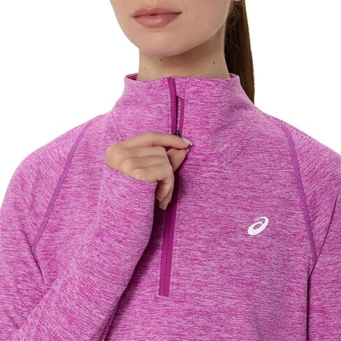 ASICS Women's Thermopolis Half Zip, Performance Black, L in Saudi Arabia