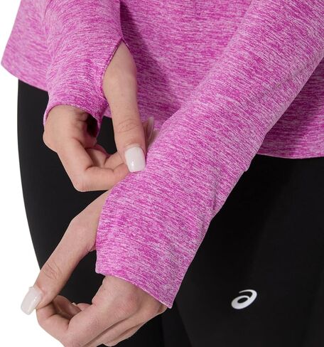 ASICS Women's Thermopolis Half Zip, Performance Black, L in Saudi Arabia