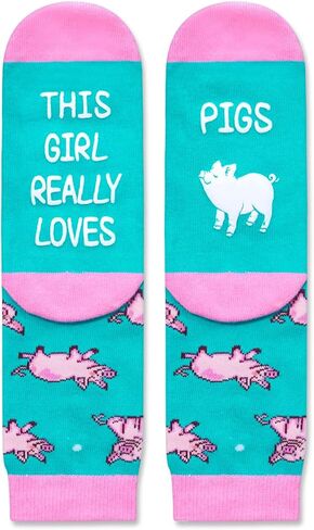 Zmart Cute Animal Socks for Girls; Turtle socks Rubber Duck Socks Foxes Socks Gifts For Kid in Saudi Arabia