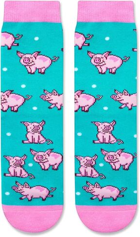 Zmart Cute Animal Socks for Girls; Turtle socks Rubber Duck Socks Foxes Socks Gifts For Kid in Saudi Arabia
