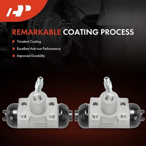 A-Premium Rear Passenger Drum Brake Wheel Cylinder Compatible with Select Honda Models - CR-V 1997-2001, Accord 1991-1993 (Wagon), Accord 1994-2002 - Replace# 43300SM5A01, 43300S84A03 in Saudi Arabia