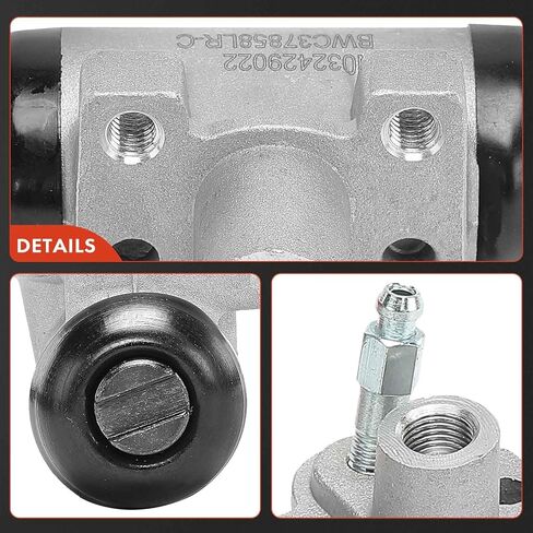 A-Premium Rear Passenger Drum Brake Wheel Cylinder Compatible with Select Honda Models - CR-V 1997-2001, Accord 1991-1993 (Wagon), Accord 1994-2002 - Replace# 43300SM5A01, 43300S84A03 in Saudi Arabia