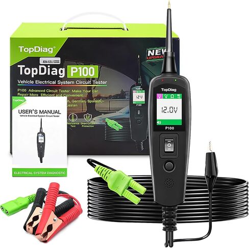 P150 Electrical Tester for 6-30V, Intelligent Testing/Voltage Testing/Injector Test/Resistance/Component Activation/Ground Detection in Kuwait