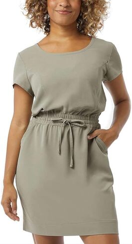32 Degrees Ladies' Soft Twill Drawstring Dress (US Small, Pink) in Saudi Arabia