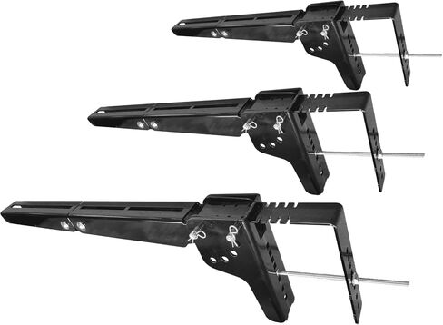 GennyGo RevX3 RV Bumper-Mounted Folding Adjustable Steel Cargo Supports for Box or Tray in Saudi Arabia