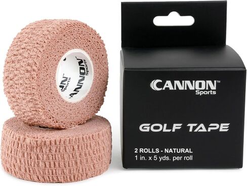 2 Pack Golfers Tape for Fingers and Hands | 1" x 5 Yards All Weather Blister Protection Non-Sticky Tape (Black, 2 Pack) in Saudi Arabia
