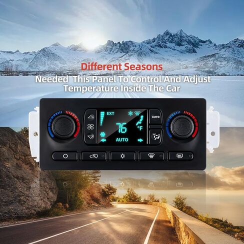 599-266 Heater A/C Climate Control Module Panel Compatible with Chevy Avalanche Silverado Suburban Tahoe GMC Sierra Yukon XL Truck 1999-2002 Cadillac Escalade 2002 HVAC air Control Switch in Saudi Arabia
