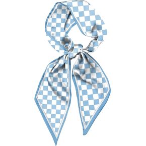 Scarf Silk Feeling Hair Head Long Neck Satin Fashion Scarfs for Bag Decoration Women Girls Cute Aesthetic 59 * 6.7"