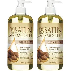Satin Smooth Satin Release Wax Residue Remover Oil 4 oz x 2 packs