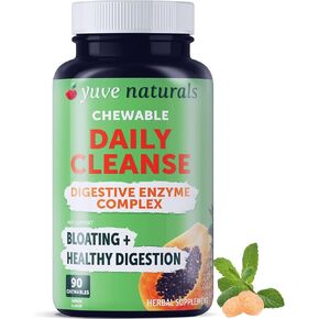 Yuve Dairy Relief Fast Acting Natural Lactase Enzyme 9000 FCC - Say Goodbye to Dairy Discomfort - Dairy Pills for Lactose Intolerance Pills Chewable - Delicious Strawberry Cream Flavor - 30 Tablets