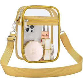 USPECLARE Clear Purse Stadium Clear Messenger Bag Stadium Approved for Men and Women Clear CrossBody Bag