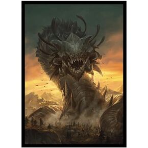 Shoz'Gorrl - World Eater Wurm - 100 Matte TCG Card Sleeves (FN67S) - Fantasy North (Standard)