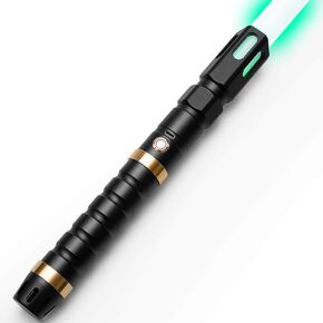 Lightsaber,Smooth Swing Dueling Light Saber,18 Set Sound Effects with 19 Colors Change,Motion Control Premium Metal Handle,Adults and Kids Collectible Roleplay Item（OBI-Wan 110cm）