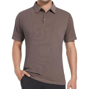 SAMERM Golf Shirts for Men Dry Fit Short Sleeve Moisture Wicking Casual Solid Stylish Mens Polo Shirts