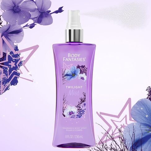Body Fantasies Signature Fragrance Body Spray, Vanilla, 8 fl oz (Pack of 2) in Saudi Arabia
