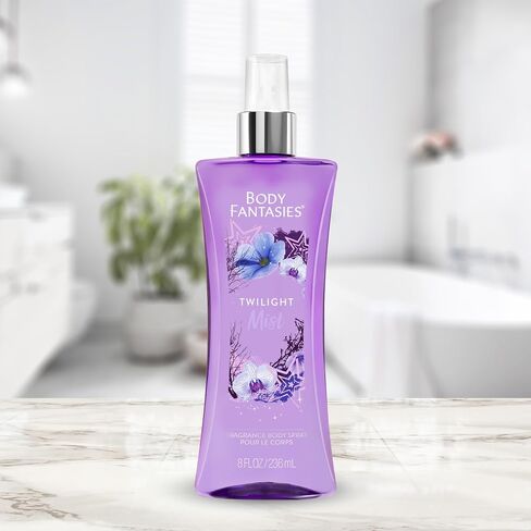 Body Fantasies Signature Fragrance Body Spray, Vanilla, 8 fl oz (Pack of 2) in Saudi Arabia