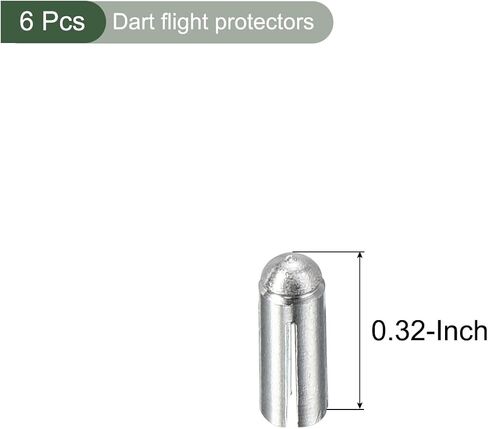 YOKIVE 6 Pcs Dart Flight Protectors, Indoor Outdoor Aluminum Alloy Dart Accessory Wing Savers | Home, Club, Steel and Plastic Flights (Purple) in Saudi Arabia