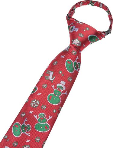 Dubulle الأولاد عيد الميلاد زيبر العلاقات عيد الميلاد ربطة العنق Pretied لصبي وجيب مربع سن 8-12 الأولاد مهرجان الحفلات in Kuwait