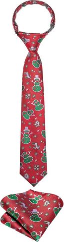 Dubulle الأولاد عيد الميلاد زيبر العلاقات عيد الميلاد ربطة العنق Pretied لصبي وجيب مربع سن 8-12 الأولاد مهرجان الحفلات in Kuwait