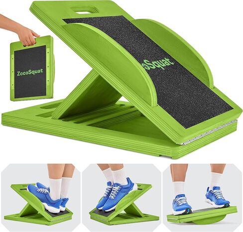 Slant Board Turns Into Balance Board - Premium Calf Stretcher and Wobble Board for Effective Calf Stretching and Squats in Saudi Arabia