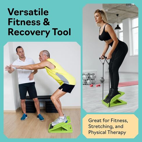 Slant Board Turns Into Balance Board - Premium Calf Stretcher and Wobble Board for Effective Calf Stretching and Squats in Saudi Arabia
